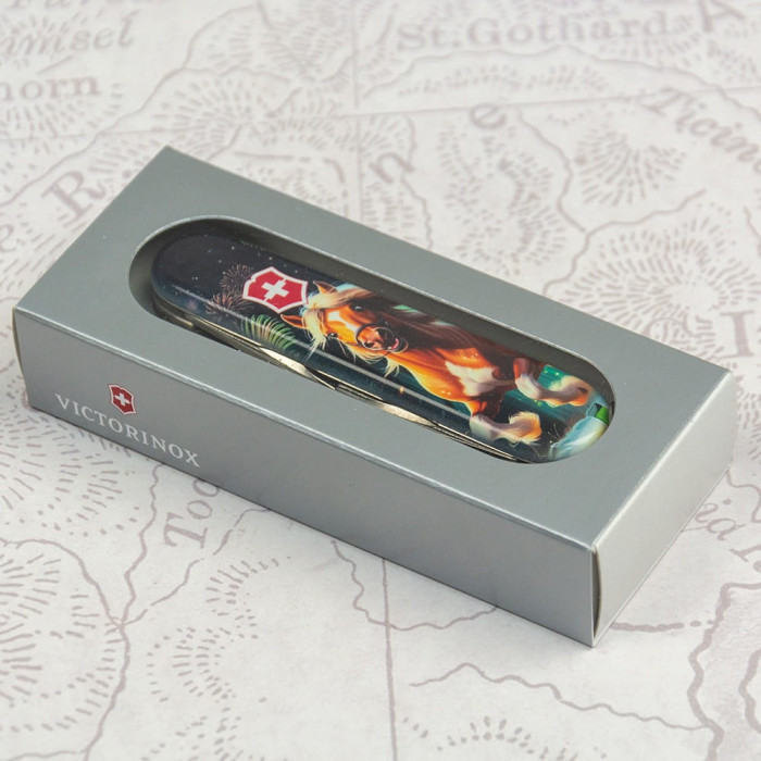 Складной нож Victorinox CLIMBER ZODIAC Лошадь-победитель 1.3703.3.Z5300pk  
