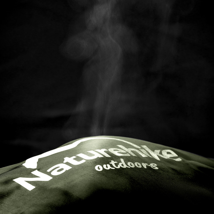 Спальник с капюшоном Naturehike U350 NH20MSD07, (1°C), правый, коричневый  