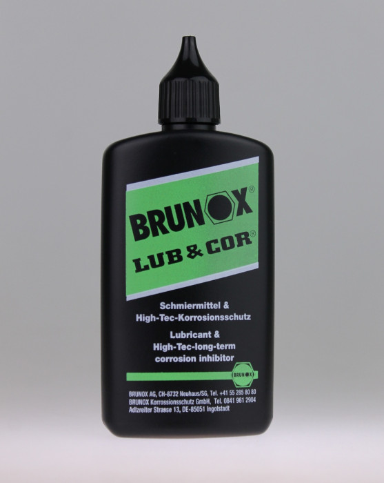 Смазочное масло и консервация оружия, капельный дозатор Brunox Lub & Cor 100ml  