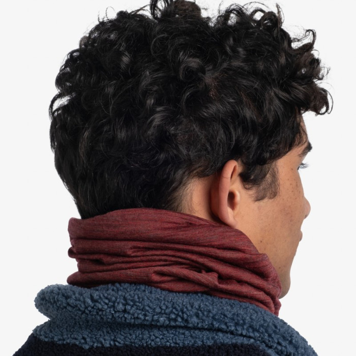 Шарф-труба Buff Lightweight Merino Wool Multistripes Mars Red  