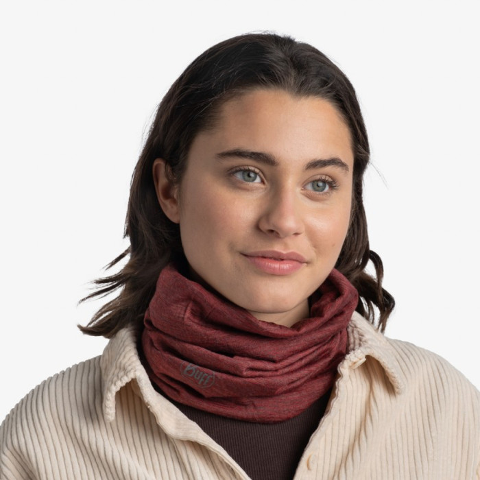 Шарф-труба Buff Lightweight Merino Wool Multistripes Mars Red  