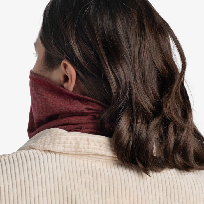 Шарф-труба Buff Lightweight Merino Wool Multistripes Mars Red  