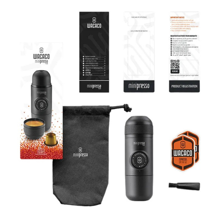 Портативная эспрессо-кофеварка Wacaco Minipresso NS, механическая, для капсул  