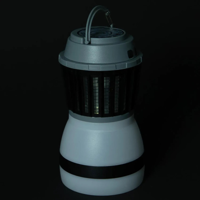 Фонарь-истребитель насекомых Bo-Camp Atom WP Rechargable 200 Lumen Grey/Black (5818805)  