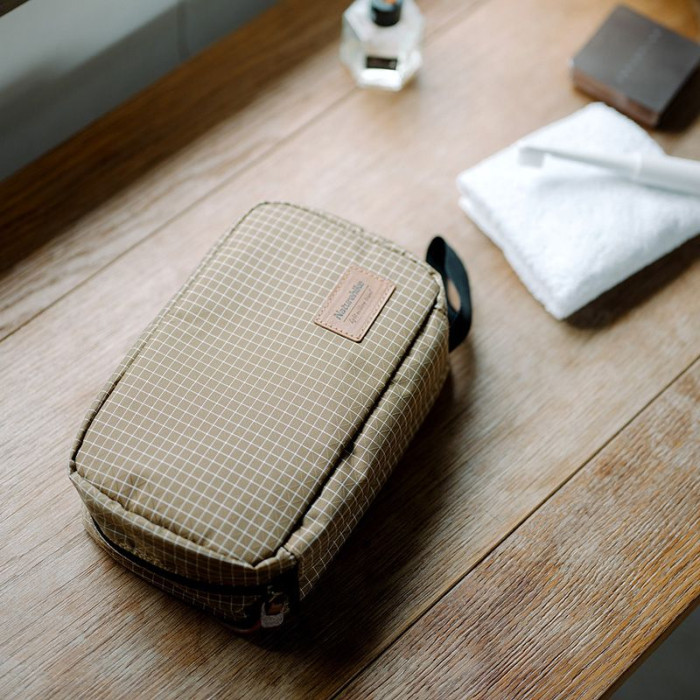 Косметичка Naturehike NH20SN010, размер S, горчичная  