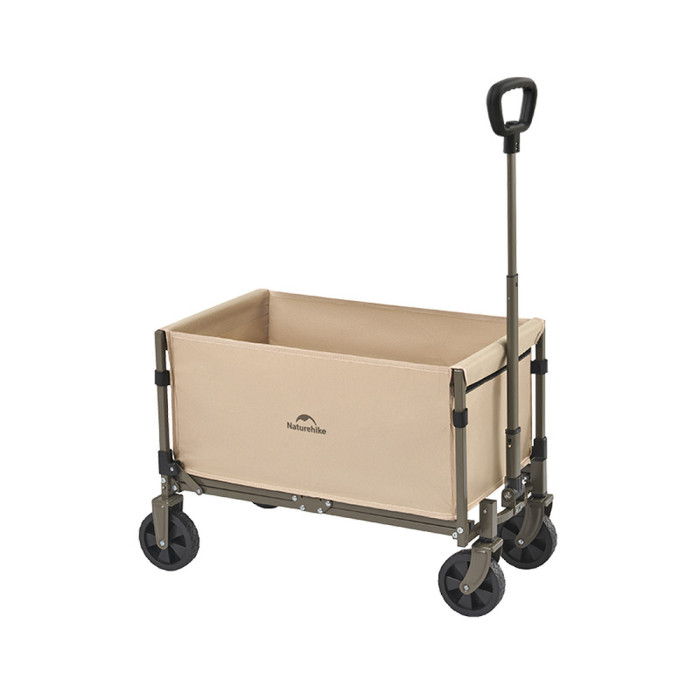 Складная легкая кемпинговая тележка Naturehike CNK2350JJ012, 50 л, коричневая  