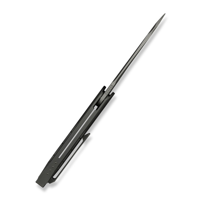 Нож складной туристический Weknife Hull (9.9 см) Bohler M390 / Titanium серый  