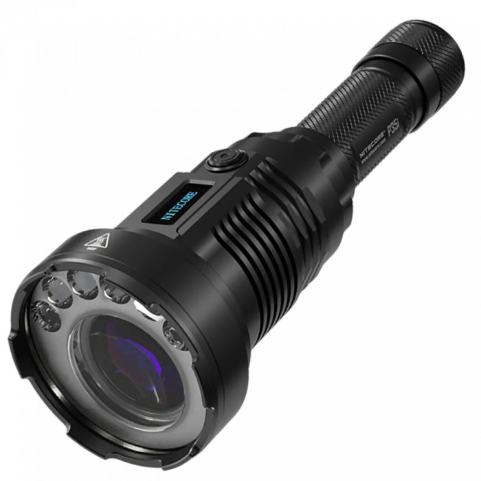 2в1 - Фонарь лазерный + широкоугольный прожектор Nitecore P35i (3000 люмен, 13 режимов, 1x21700, USB Type-C), комплект  