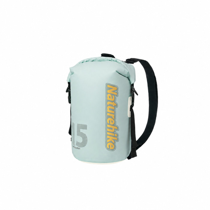 Гермомешок-рюкзак водонепроницаемый Naturehike CNK2300BS017, 15 л, синий  