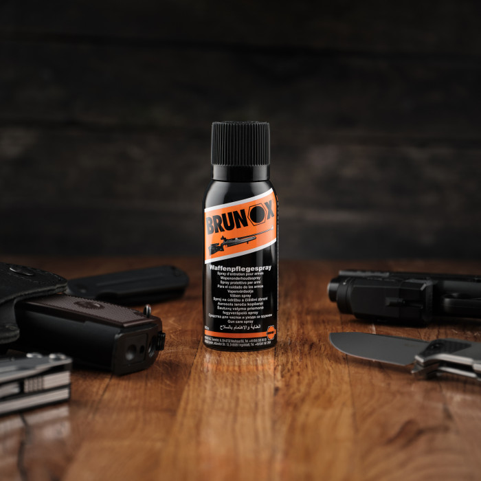 Антикоррозионная защита и смазка для оружия, насос Brunox Gun Care 100ml  