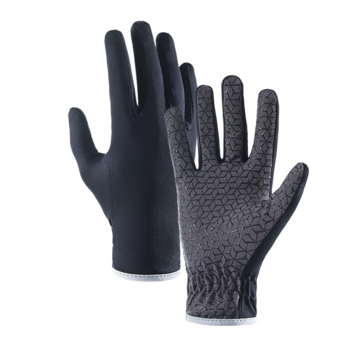 Перчатки туристические солнцезащитные противоскользящие Naturehike NH21FS035 GL09-T, XL, синие  