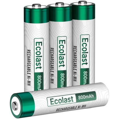 Аккумуляторные батареи Olight Ostation Ecolast 800 мАч Ni-MH AAA, 4 шт. в упаковке