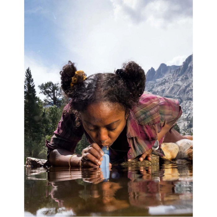 Фильтр для воды LifeStraw Peak Personal, Dark Mountain Gray (LSW LSPSPDGWW)  