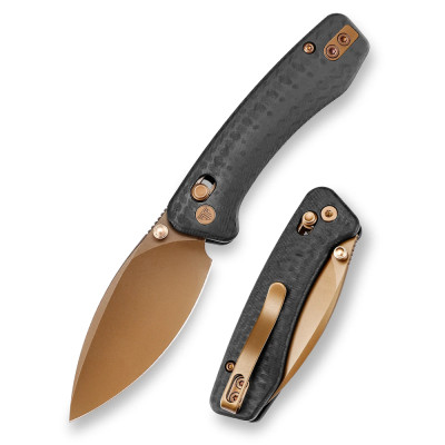 Нож Trivisa Koala-CG, N690, Карбон/G10, Золотой/Черный (JM02-CG-N)