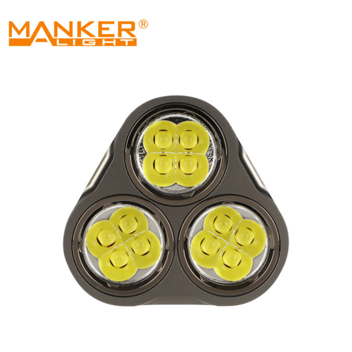 Фонарь Manker MK34 II SST40 NW, серый  