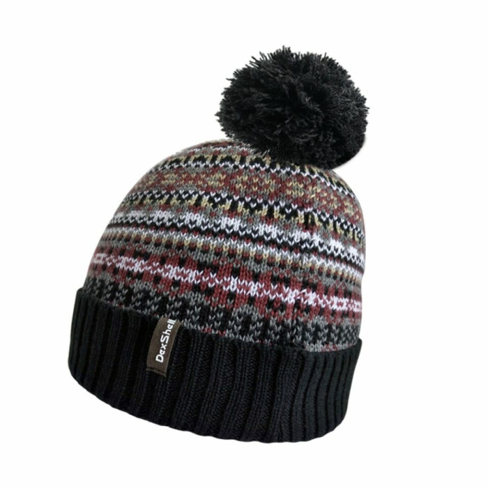Водонепроницаемая шапка DexShell Beanie Fair Isle DH362BH, L/XL  
