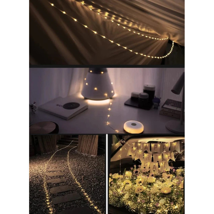 Кемпинговый фонарь-гирлянда NexTool Milky Way, белая (10 метров)  