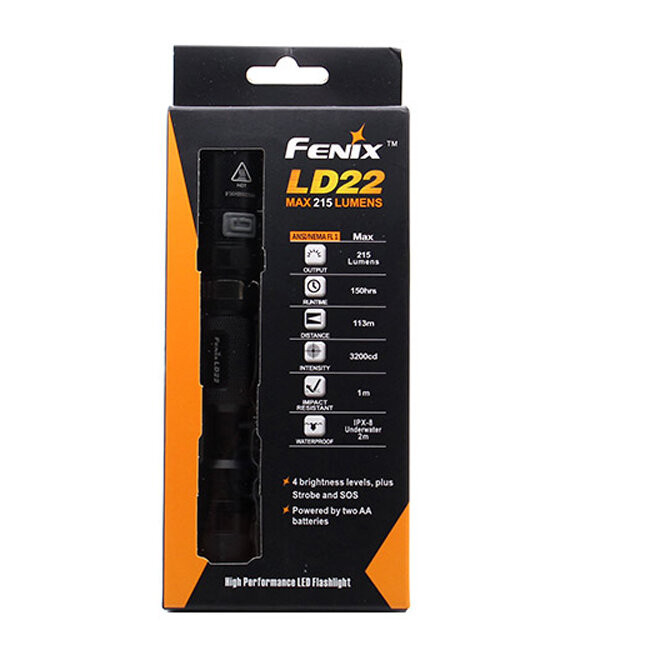 Ручной фонарь Fenix LD22, XP-G (S2), 200 лм. (LD22R5)  