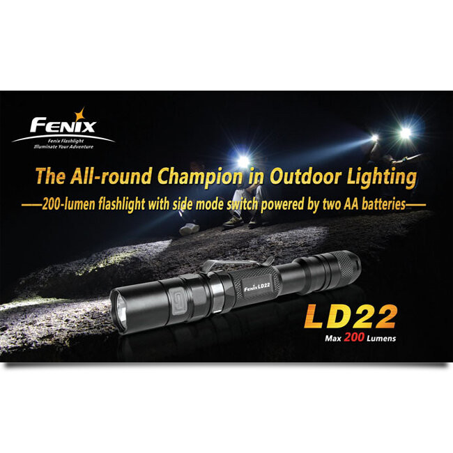 Ручной фонарь Fenix LD22, XP-G (S2), 200 лм. (LD22R5)  