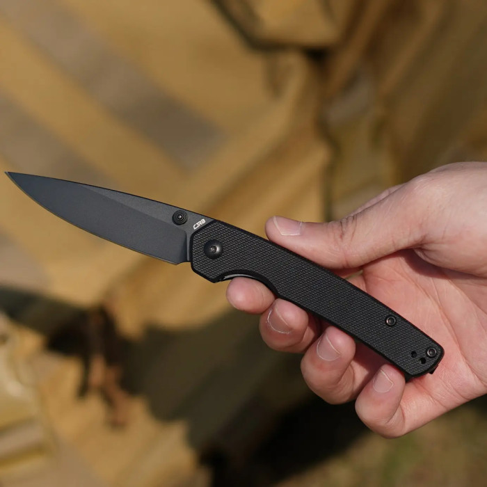 Нож CJRB Kain Black Blade, AR-RPM9, G10 black  