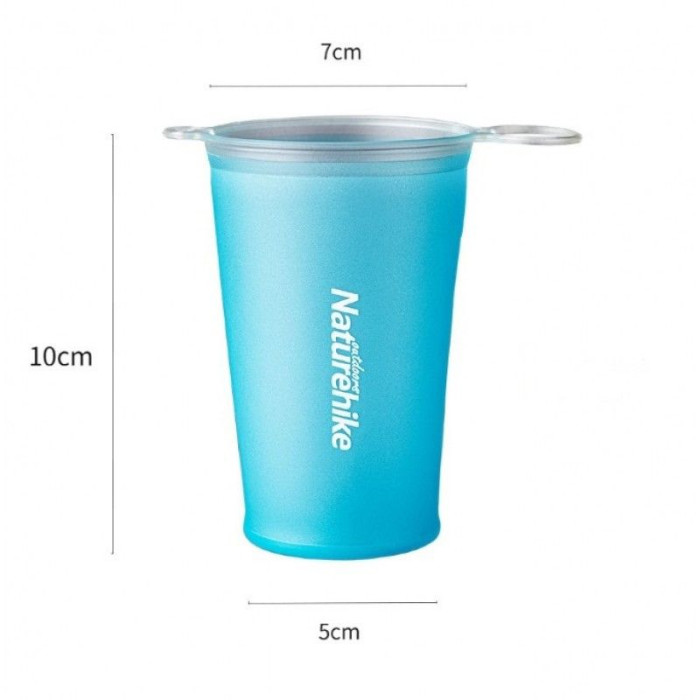 Мягкий стакан Soft Cup TPU 0,2л 2 pack Naturehike NH20SJ020 синий  
