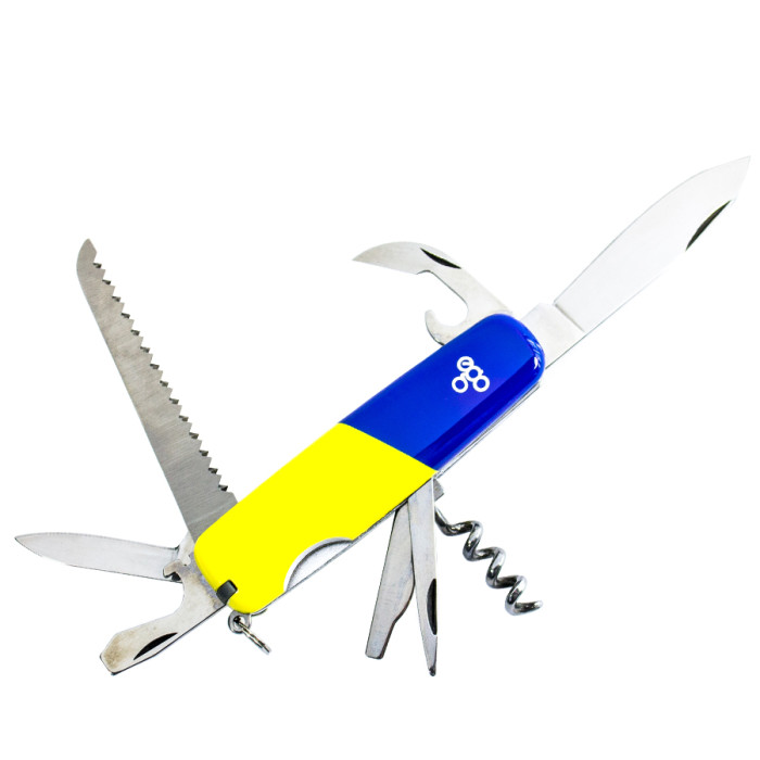 Нож Ego A01.9, синежелтый  