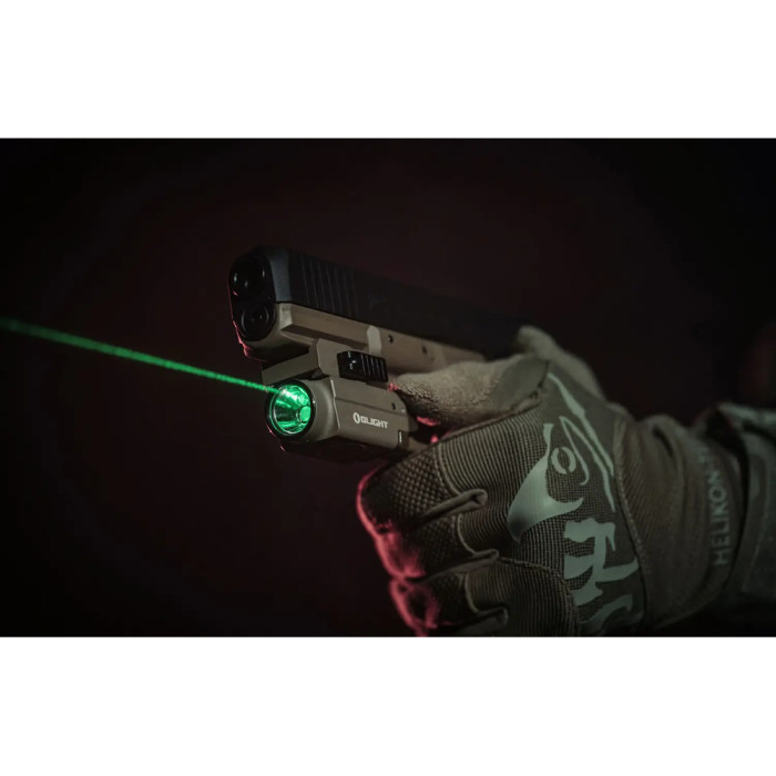 Фонарь с ЛЦУ Olight Baldr S Green Laser Flat Dark Earth  