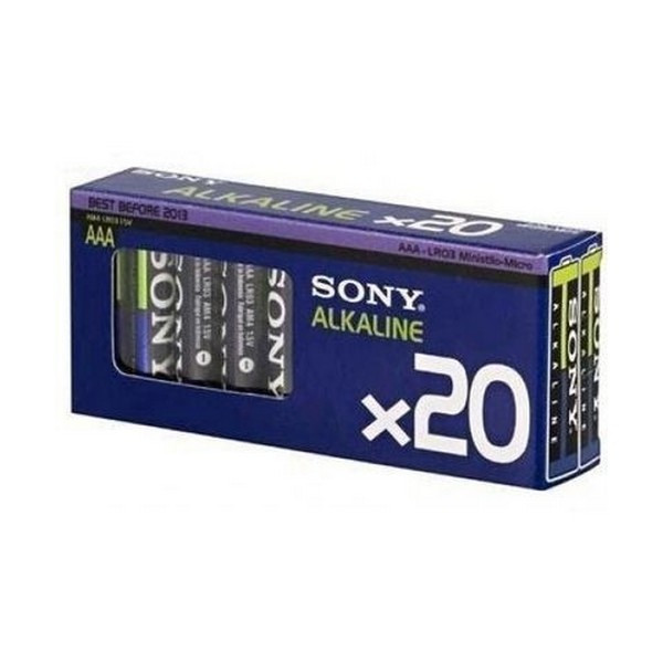 Батарейка AAA Sony LR 03 Alkaline 20 шт. 