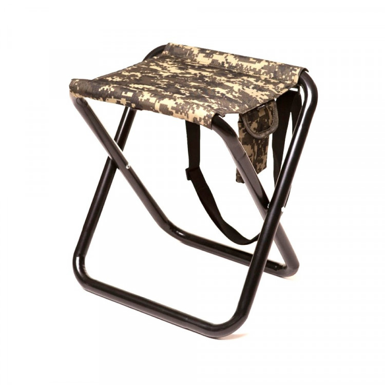 Складной стул Vitan Рыбак d25 мм с карманом (Оксфорд лес) 
