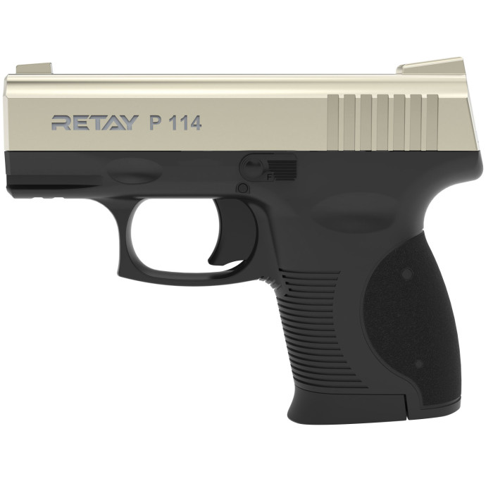 Пистолет стартовый Retay P114 9мм satin (T210333S) 