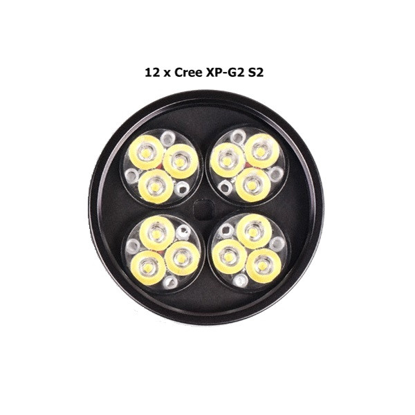 Тактический фонарь Eagletac MX30L4XC 12*XP-G2 S2 (4800 Lm)  