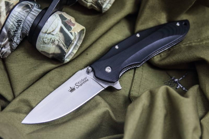 Нож Kizlyar Supreme Zedd сатин, сталь AUS8  