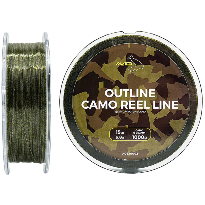 Леска Avid Carp Outline Camo Reel Line 300m 0.28mm 10Lb/4.5kg  