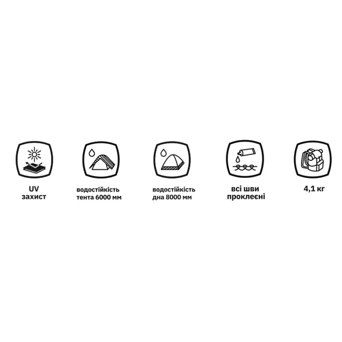 Палатка СИЛА Мираж двухместная  