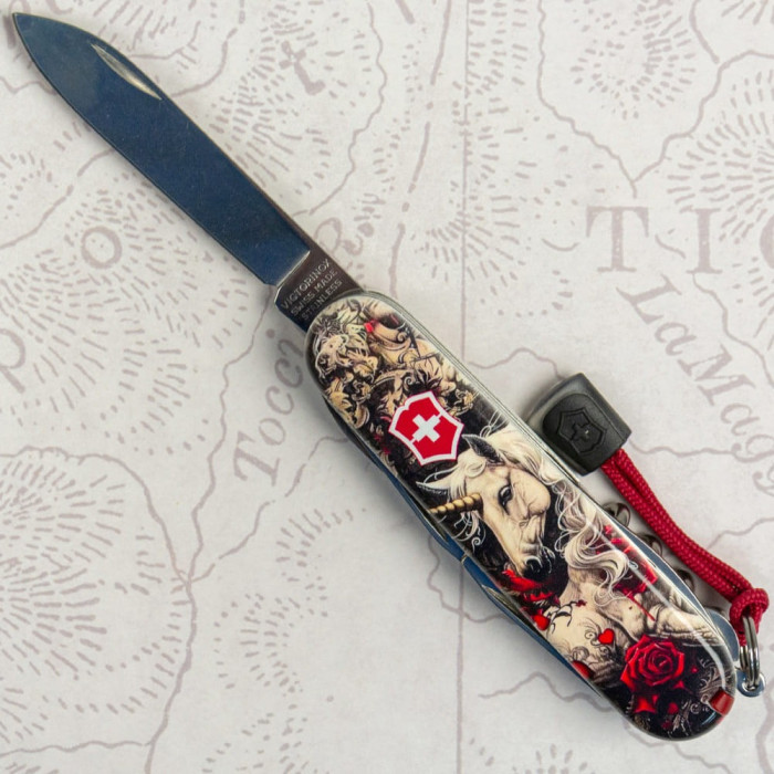 Складной нож Victorinox CLIMBER ZODIAC Волшебный единорог 1.3703.7.Z5240pk  