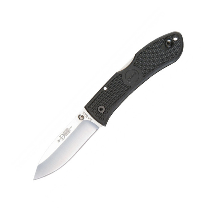 Нож Ka-Bar Dozier D2  Folding Hunter - черный, длина клинка 7,62 см.  (Copy) 