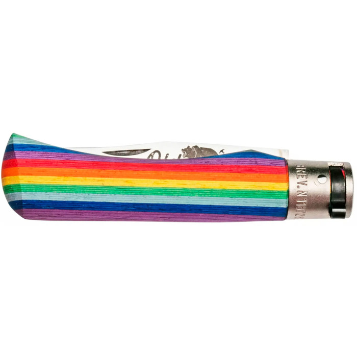 Нож Old Bear Rainbow L, 420 steel, wood handle, rainbow  
