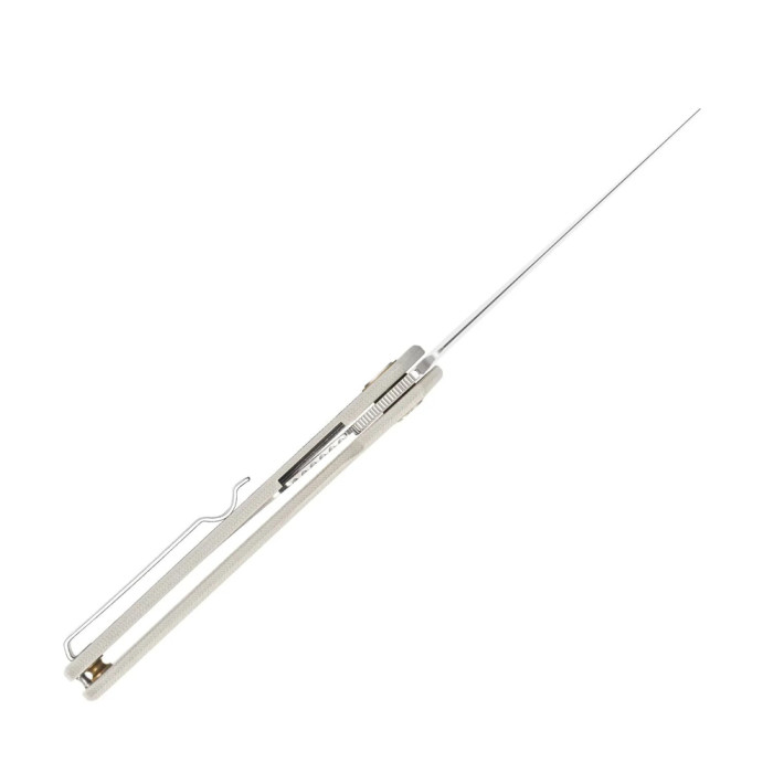 Нож складной карманный SRM Air 105M-GK, (7,5 см) 14C28N/G10, белый  