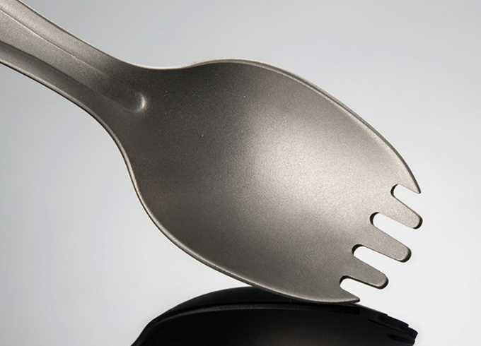 Ложка-вилка Fire-Maple Woodpecker, титановая  