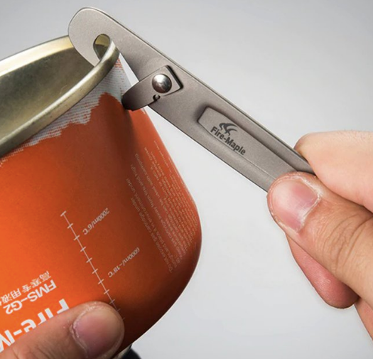 Ложка-вилка Fire-Maple Woodpecker, титановая  