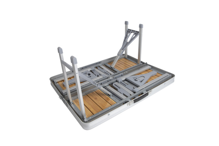 Стол Bo-Camp Бамбук  коричневый/серый (1404800)  