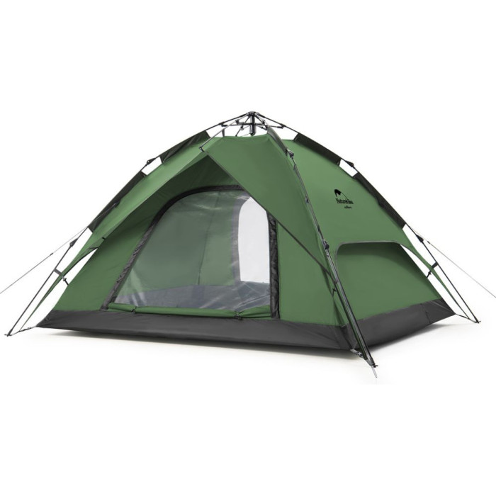 Палатка четырехместная автоматическая Naturehike NH21ZP008, темно-зеленый  