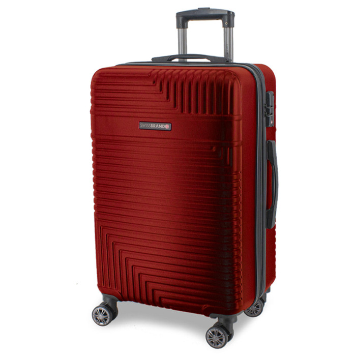 Чемодан Swissbrand Brunei (L) Dark Red (SWB_LHBRU744L)  