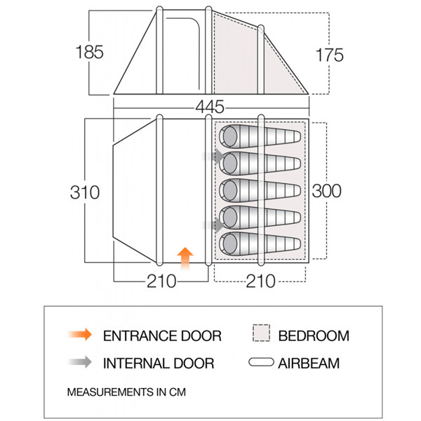 Палатка Vango Skye Air 500  