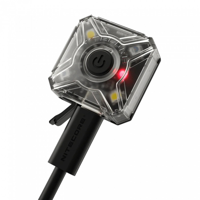 2в1 - Фонарь налобный + велосипедный маяк Nitecore NU05 KIT V2 (2xWhite LED + 2xRed LED, 40 люмен, 5 режимов, USB-C)  