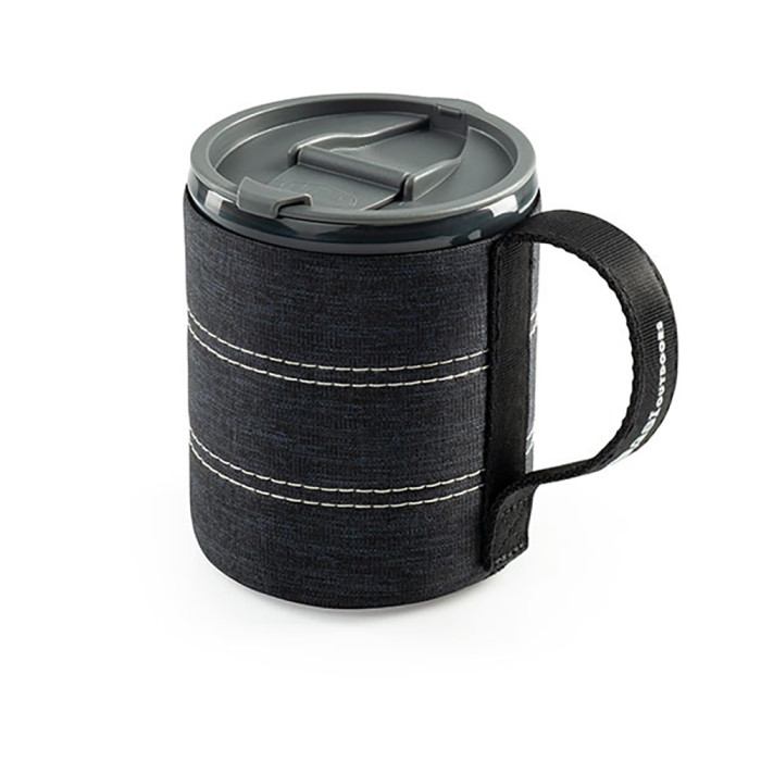 Чашка с неопр. защитой GSI Outdoors Infinity Bacpacker Mug (черное) 