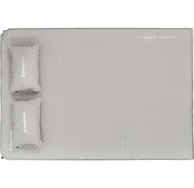 Самонадувающийся коврик  KingCamp COMFORT DOUBLE Ⅱ (KM3594) MEDIUMGREY  