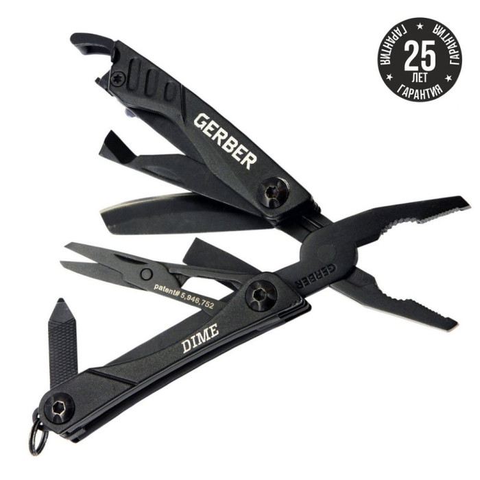 Микротул Gerber Dime Micro Tool, Black (31-003610) 