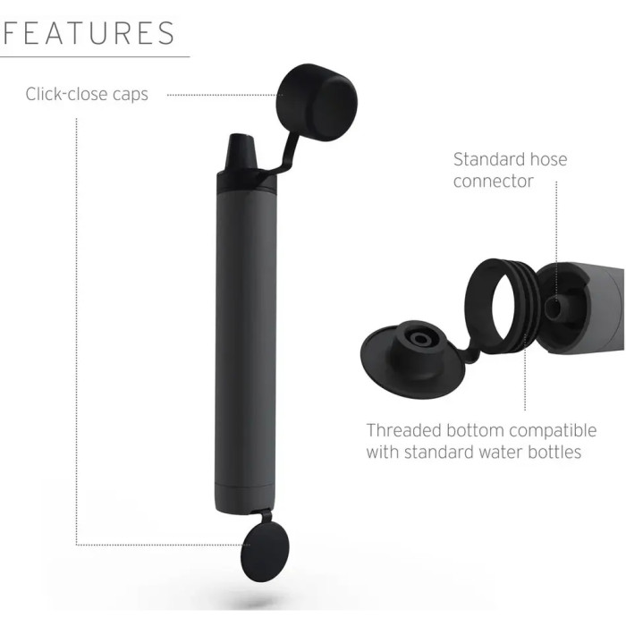 Фильтр для воды LifeStraw Peak Personal, Mountain Blue (LSW LSPSPMBWW)  