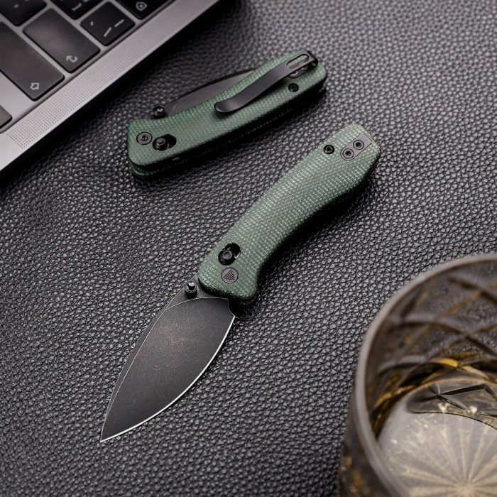 Нож Trivisa Koala-G, N690, Микарта, Зеленый (JM02-GM-N)  